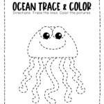 Free Printable Ocean Tracing Worksheets Ocean Theme Preschool Ocean