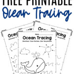Free Printable Tracing Ocean Preschool Worksheets In 2021 Preschool