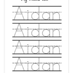 Free Tracing Name Worksheets R Dot To Dot Name Tracing Website