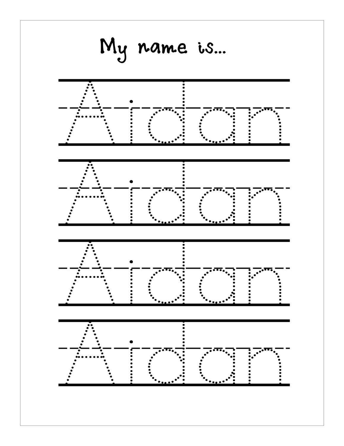 Free Tracing Name Worksheets R Dot To Dot Name Tracing Website