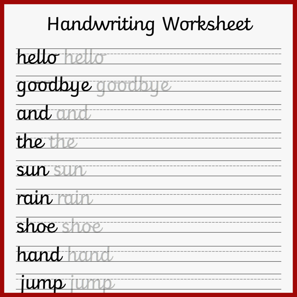 Handwriting Tracing Worksheets Name Tracing Generator Free