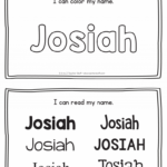 Josiah Name Printables For Handwriting Practice A To Z Teacher