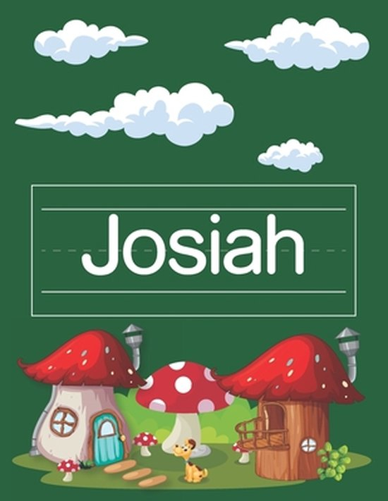 Josiah Tracing Book For Preschool Personalized Primary Tracing Book 