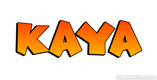 Kaya Logo Outil De Conception De Nom Gratuit Partir De Texte Flamboyant