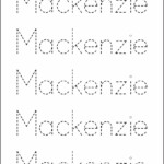 Kindergarten Name Tracing Worksheets