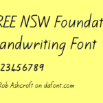 Kiwi School Handwriting Font Handwriting Fonts Print Handwriting