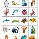 Learn And Play With These Free Printable Bilingual Animal Matching