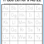 Letter Tracing Worksheets Uppercase And Lowercase L Atividades