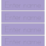 Name Tracing Free Printables