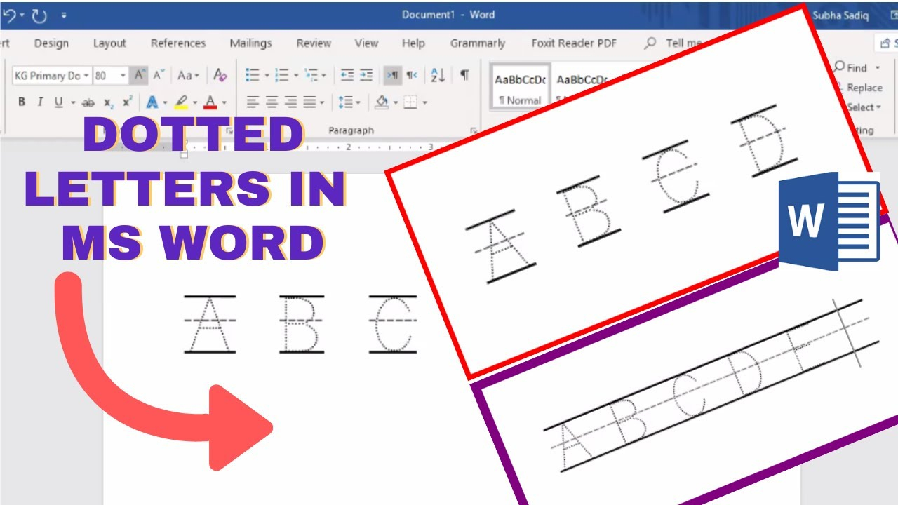 Name Tracing Microsoft Word TracingLettersWorksheets