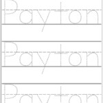 Name Tracing Sheets Free Printables Artofit