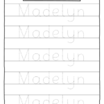 Name Tracing Worksheets For The Name Carsyn Nametracing Worksheets