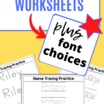 Name Tracing Worksheets Powerful Mothering Name Tracing Generator Free