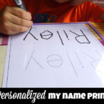 Personalized Name Tracing Printable Preschool Names Preschool Writing