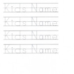 Pre K Custom Name Tracing AlphabetWorksheetsFree