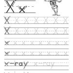 Printable Letter X Tracing Worksheets For Preschool Letter Worksheets