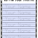 Printable Name Trace