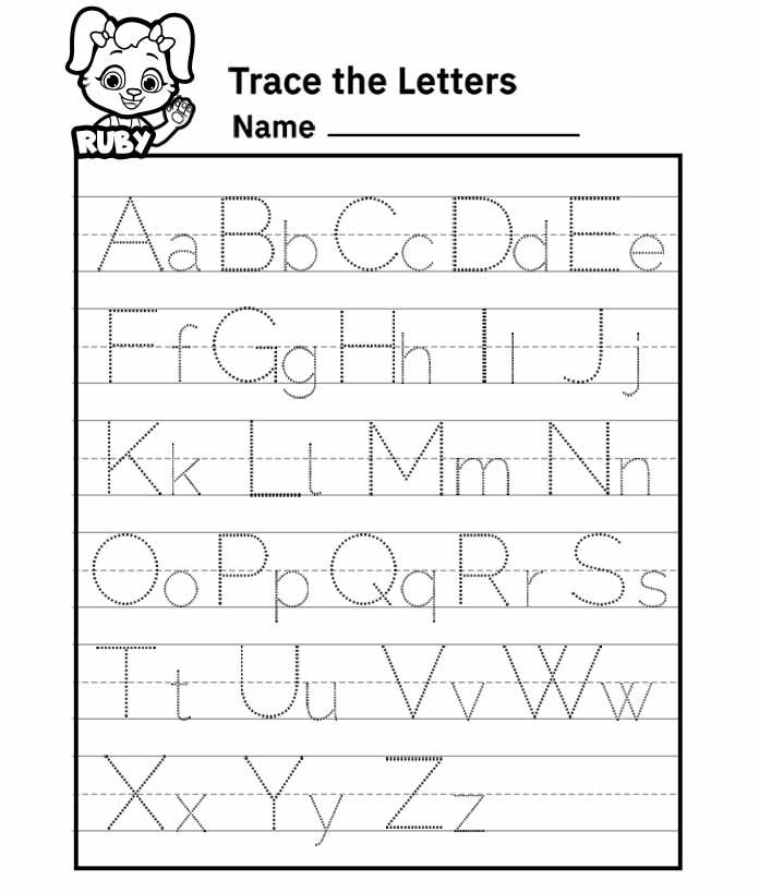 Printing Alphabet Letters Worksheet Alphabet Worksheets Free Tracing