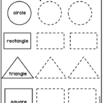Shapes Preschool Worksheet Shape Activities Preschool Tracing
