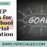 Social Emotional IEP And Treatment Plan Objectives Treatment Planning