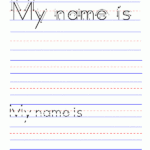 Trace Your Name Name Tracing Worksheets Preschool Names