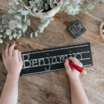 Tracing Chalkboard Name Etsy