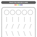 Tracing Circles And Lines Free Printable Kids Nex Tracing Lines