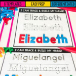 Tracing Name Elizabeth Dot To Dot Name Tracing Website