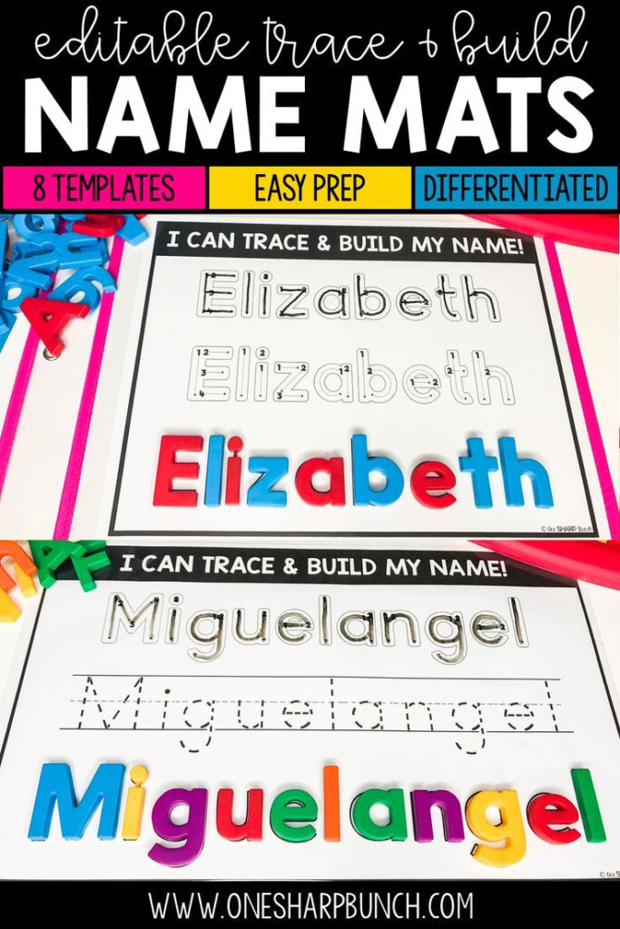 Tracing Name Elizabeth Dot To Dot Name Tracing Website