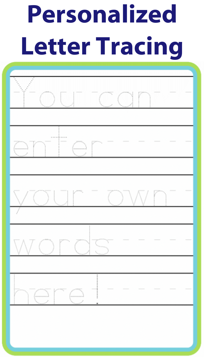 Tracing Name Worksheets Free