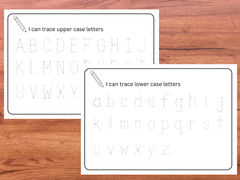 Upper And Lower Case Letters Tracing Teaching Resources